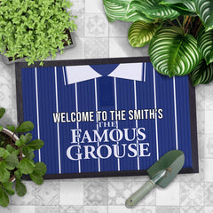 St Johnstone 1997 Home Shirt - Personalised Retro Door Mat - 60cm x 40cm