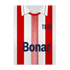 St Johnstone Retro 1990 Away Shirt - A4 Personalised Metal Sign Plaque - Frame Options Available