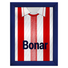 St Johnstone Retro 1990 Away Shirt - A4 Personalised Metal Sign Plaque - Frame Options Available