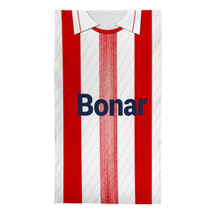 St Johnstone Retro 1990 Away Shirt - Personalised Lightweight, Microfibre Retro Beach Towel - 150cm x 75cm