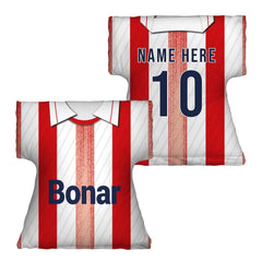 St Johnstone Retro 1990 Away Shirt - Personalised Retro Shirt Cushion