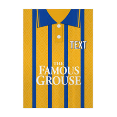 St Johnstone Retro 1994 Away Shirt - A4 Personalised Metal Sign Plaque - Frame Options Available
