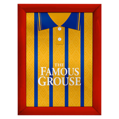 St Johnstone Retro 1994 Away Shirt - A4 Personalised Metal Sign Plaque - Frame Options Available