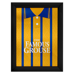 St Johnstone Retro 1994 Away Shirt - A4 Personalised Metal Sign Plaque - Frame Options Available