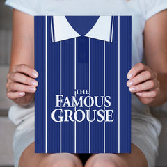 St Johnstone Retro 1997 Home Shirt - A4 Personalised Metal Sign Plaque - Frame Options Available