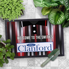 St Mirren 1994 Away Shirt - Personalised Retro Door Mat - 60cm x 40cm