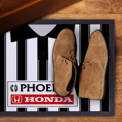 St Mirren 1995 Home Shirt - Personalised Retro Door Mat - 60cm x 40cm