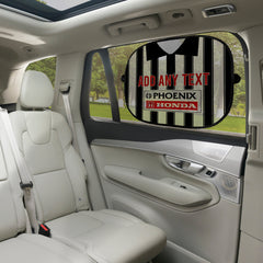 St Mirren 1995 Home Shirt - Personalised Retro Football Car Sun Shade - Set of 2