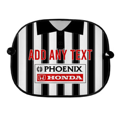 St Mirren 1995 Home Shirt - Personalised Retro Football Car Sun Shade - Set of 2