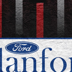 St Mirren Retro 1994 Away - Personalised Retro Fleece Blanket 150cm X 150cm