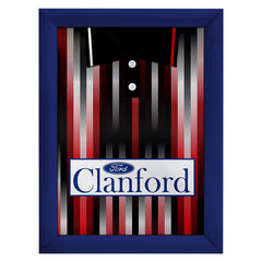 St Mirren Retro 1994 Away Shirt - A4 Personalised Metal Sign Plaque - Frame Options Available