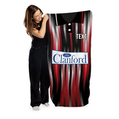 St Mirren Retro 1994 Away Shirt - Personalised Lightweight, Microfibre Retro Beach Towel - 150cm x 75cm