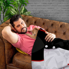 St Mirren Retro 1994 Home - Personalised Retro Fleece Blanket 150cm X 150cm