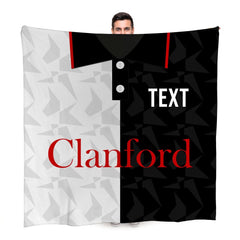 St Mirren Retro 1994 Home - Personalised Retro Fleece Blanket 150cm X 150cm