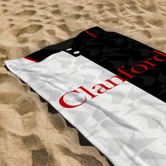 St Mirren Retro 1994 Home Shirt - Personalised Lightweight, Microfibre Retro Beach Towel - 150cm x 75cm