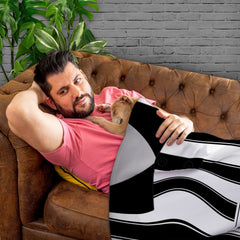 St Mirren Retro 1995 Home - Personalised Retro Fleece Blanket 150cm X 150cm