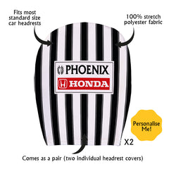 St Mirren Retro 1995 Home Shirt - Retro Football Shirt - Pack of 2 - Car Seat Headrest Covers