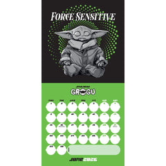 Star Wars: The Mandalorian Grogu Square Calendar 2026
