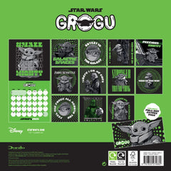 Star Wars: The Mandalorian Grogu Square Calendar 2026