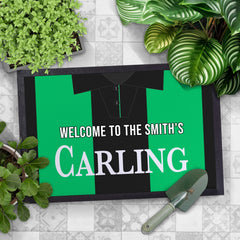 Stoke - 1994 Away Shirt - Personalised Retro Door Mat - 60cm x 40cm
