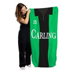 Stoke - 1994 Away Shirt - Personalised Retro Lightweight, Microfibre Beach Towel - 150cm x 75cm