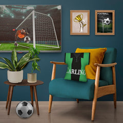 Stoke - 1994 Away Shirt - Personalised Retro Shirt Cushion