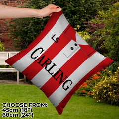 Stoke - 1994 Home Shirt - 45cm or 61cm Retro Showerproof Outdoor Cushion