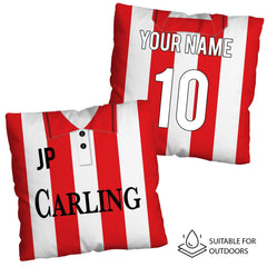 Stoke - 1994 Home Shirt - 45cm or 61cm Retro Showerproof Outdoor Cushion