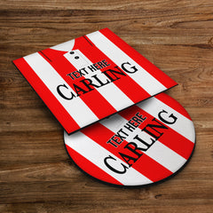Stoke 1994 Home Shirt - Personalised Drink Coaster - Square Or Circle