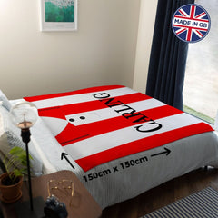 Stoke - 1994 Home Shirt - Personalised Retro Fleece Blanket