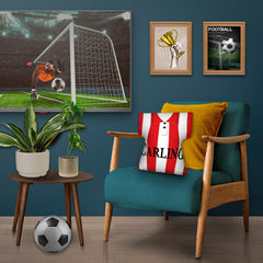 Stoke - 1994 Home Shirt - Personalised Retro Shirt Cushion
