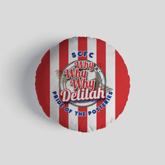 Stoke Delilah_- Football Legends - Circle Cushion 14inch