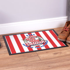 Stoke Delilah  - Football Legends - Door Mat -60cm X 40cm