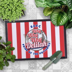 Stoke Delilah  - Football Legends - Door Mat -60cm X 40cm