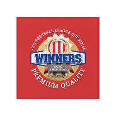 Stoke League Cup_- Football Coaster - Square Or Circle