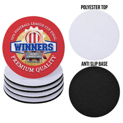 Stoke League Cup_- Football Coaster - Square Or Circle