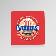 Stoke League Cup_- Football Coaster - Square Or Circle