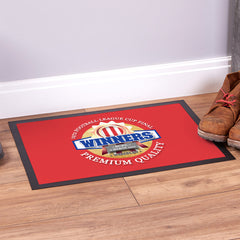 Stoke League Cup_ - Football Legends - Door Mat -60cm X 40cm