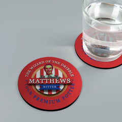 Stoke Matthews - Football Coaster - Square Or Circle