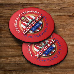 Stoke Matthews - Football Coaster - Square Or Circle