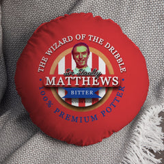 Stoke Matthews - Football Legends - Circle Cushion 14inch