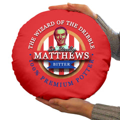 Stoke Matthews - Football Legends - Circle Cushion 14inch