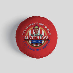 Stoke Matthews - Football Legends - Circle Cushion 14inch
