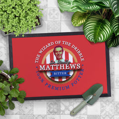 Stoke Matthews  - Football Legends - Door Mat -60cm X 40cm