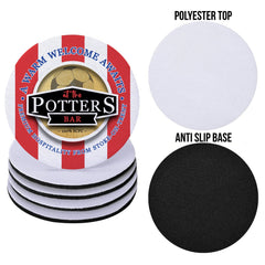 Stoke Potters_- Football Coaster - Square Or Circle