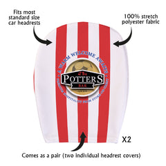 Stoke Potters_- Football Legends - Headrest Cover