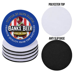 Stoke Victoria Banks- Football Coaster - Square Or Circle
