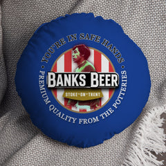 Stoke Victoria Banks- Football Legends - Circle Cushion 14inch