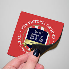 Stoke Victoria - Football Coaster - Square Or Circle
