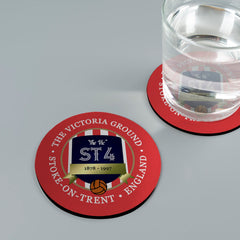 Stoke Victoria - Football Coaster - Square Or Circle